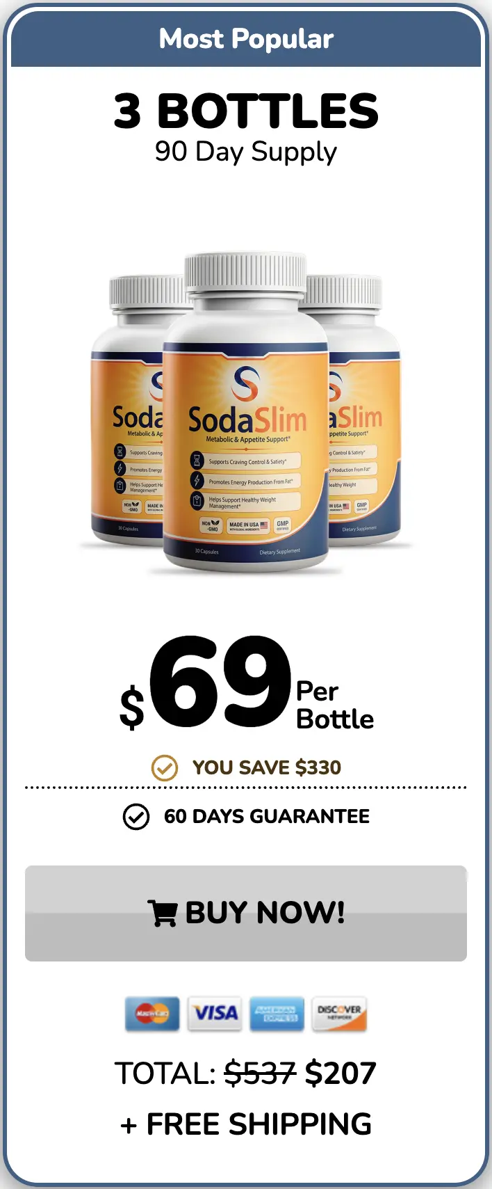 Buy Soda Slim 3 Bottles